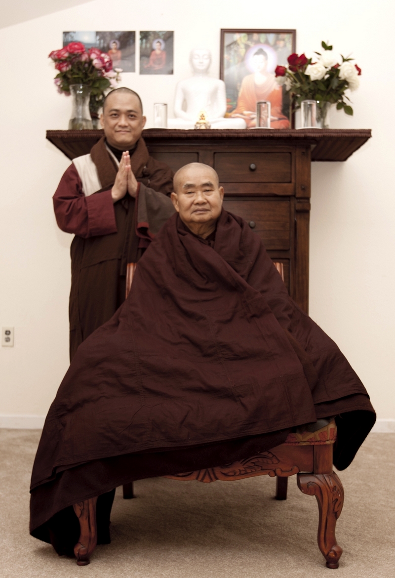 20131030於美國舊金山（San Francisco）北郊拜見帕奧禪師。（圖片/寂慧）