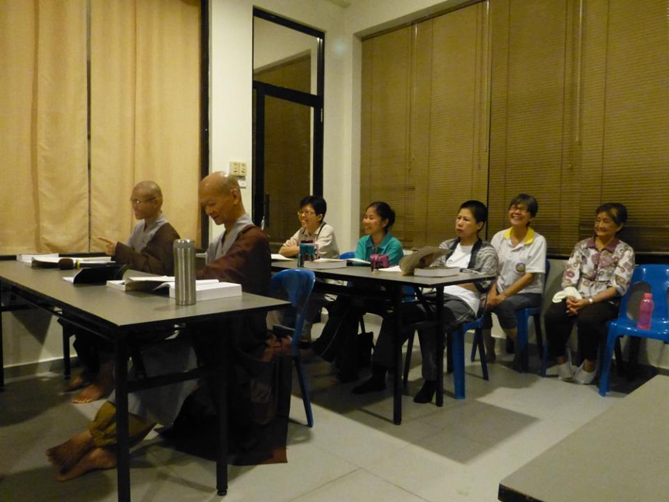 20140701《俱舍論》上課一幕。