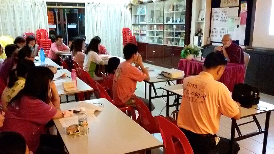 20141107理事佛學進修課程「阿含道次第」。