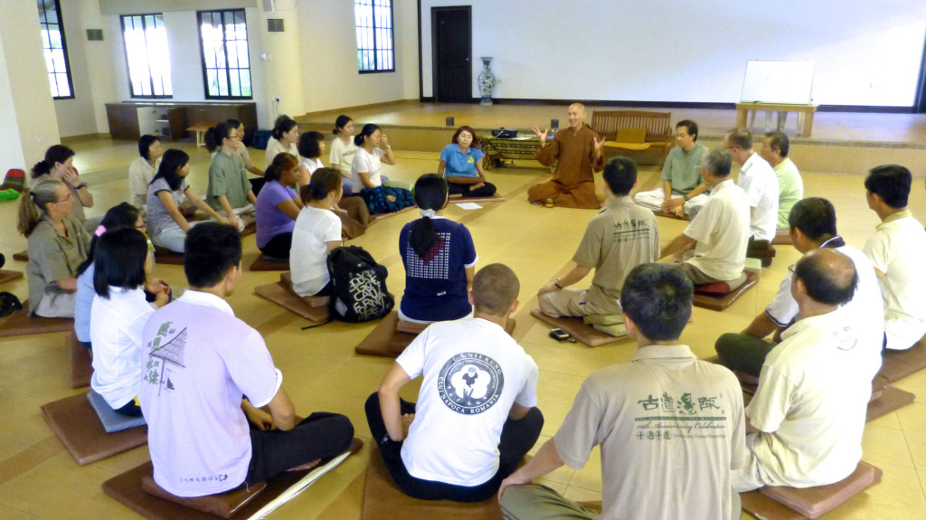 20150322最後的環節是dhamma sharing心得分享環節。