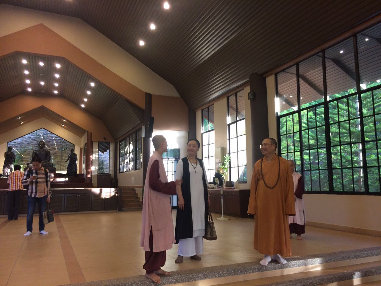 20170220參觀禪堂。