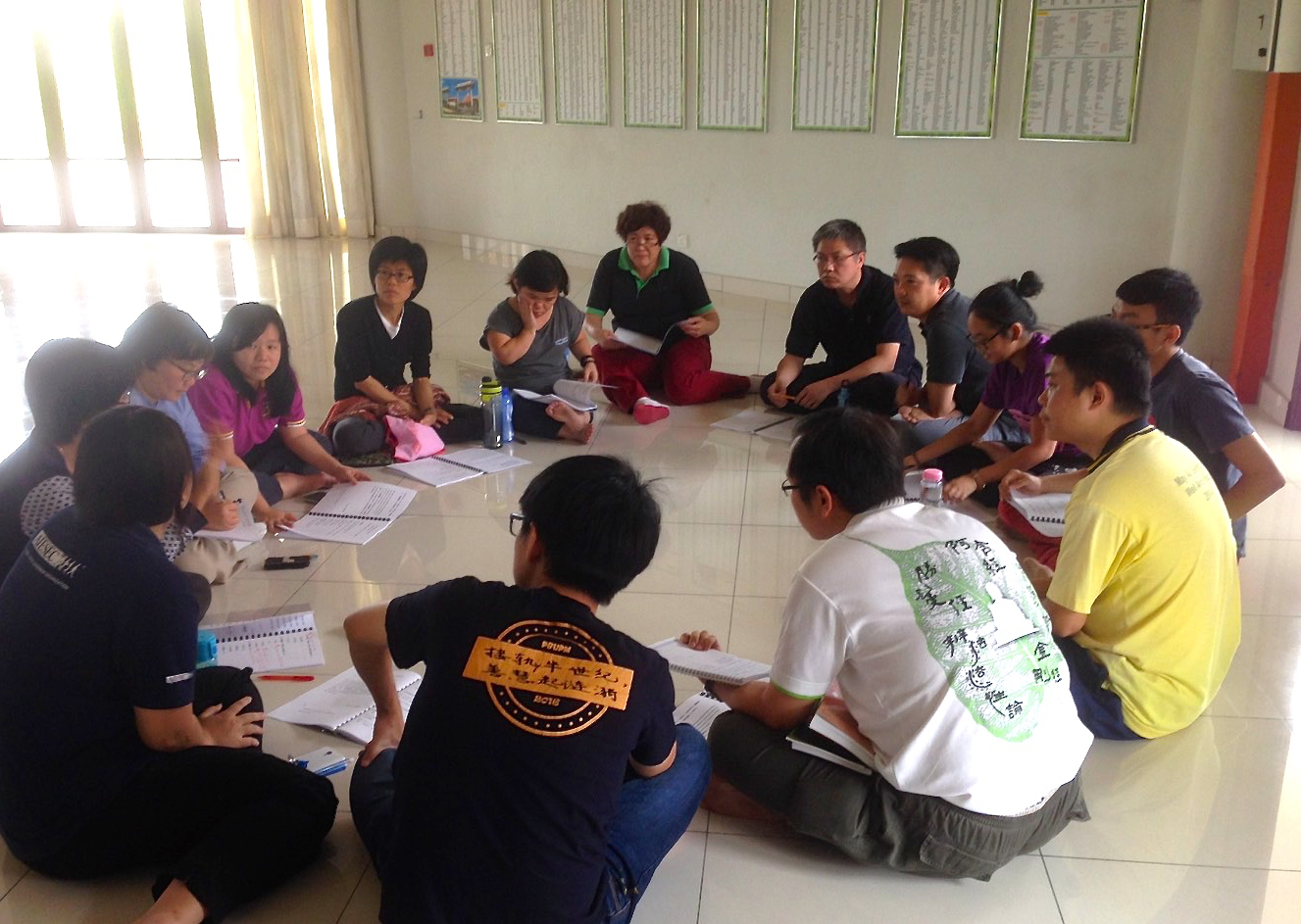 分組討論一幕。