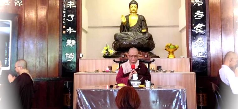 2018年6月20日(三)寂靜禪林護法會與靜真等人,為已故蔡藝國先生(阿Chua)在寂靜禪林做供佛、供僧供眾及做功德迴向。