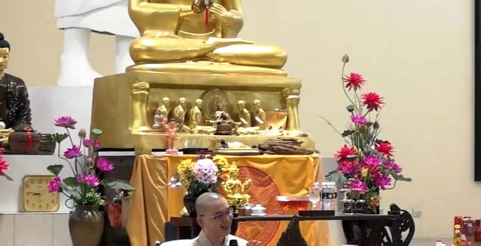 方丈行程:砂拉越古晉菩提禪林主講「學佛可以很快樂」